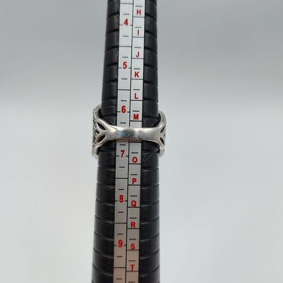 Pandora ALE Sterling Silver 925 CZ Shimmering Lace Ring Sz 6.5 54 Retired - Picture 15 of 16